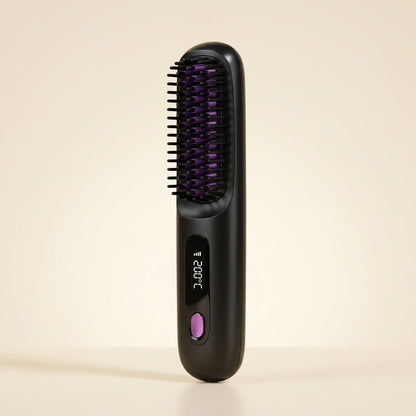 The Glow Brush — Portable Heated Styling Brush