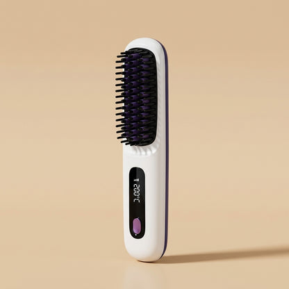 The Glow Brush — Portable Heated Styling Brush